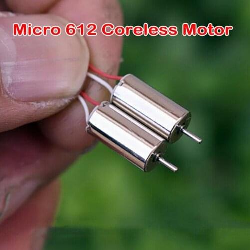 Micro Mini 612 Coreless Motor DC 3V 3.7V High Speed NdFeB Large Torque Small Hollow Cup CW CCW RC Drone Airplane Quadcopter