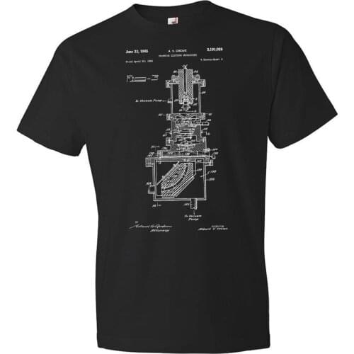 2019 New Different Colours High Quality Scanning Electron Microscope T-Shirt Science T-Shirt Physicist Gift Science Gift 3D Tee