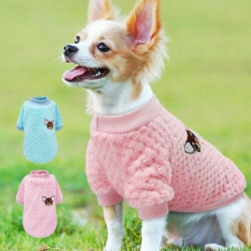 Pets Dog Clothes Pullover, Christmas Warm Small Dog Pajamas Coats Jumpsuit - Winter Soft Flannel Pajamas Padded Vest