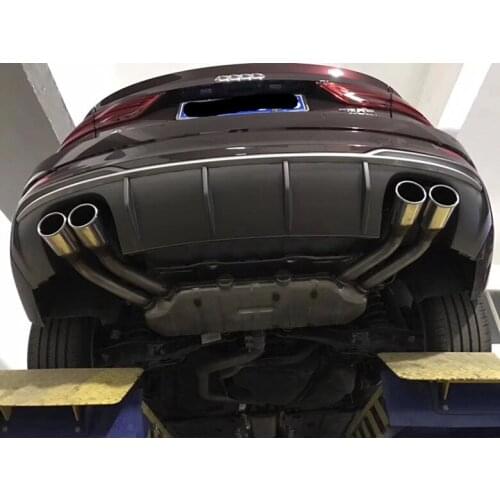 Suitable for 15 14 16 17 18 19 20 Audi A3 Modified S3 Lip Exhaust Upgrade Four Outlet Tail Throat