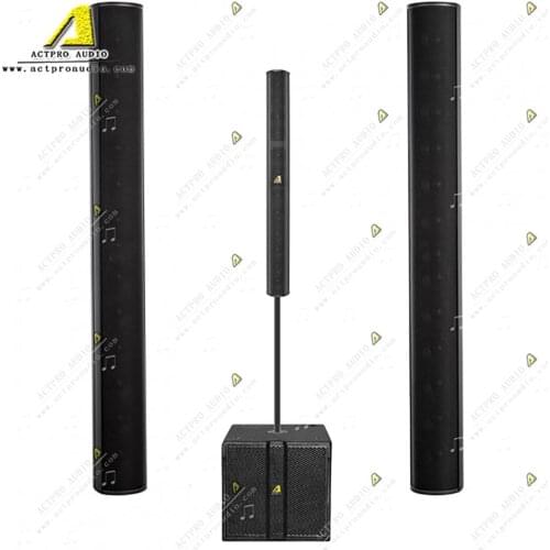 Professional speakers pa loudspeaker 640W powered 12x2.75" speaker box