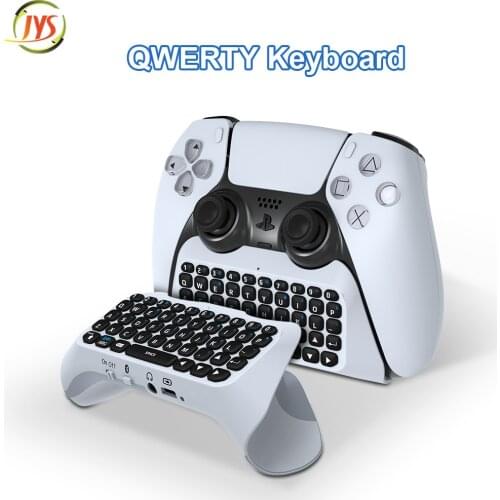 PS5 Accessories PS5 DualSense Controller Wireless Qwerty Keyboard PS5 External Bluetooth Gaming Keyboard Support Voice Chat