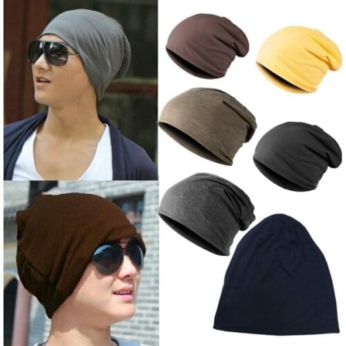 Men Women Beanie Solid Color Hip-hop Slouch Unisex Knitted Cap Winter Hat Beanies Casual Womens Hat Gorras Mujer 2018