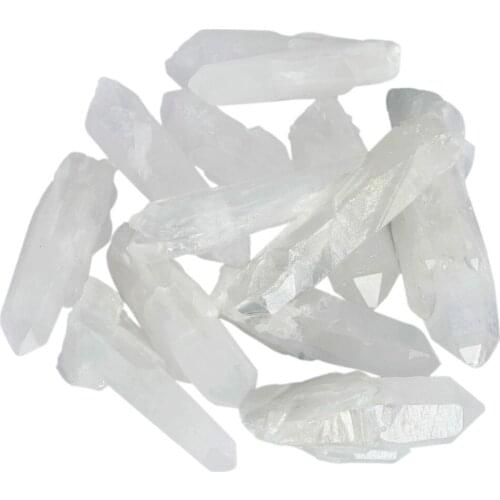 TUMBEELLUWA 1Lot (5Pc) Natural Rock Quartz Raw Rough Healing Crystal Mineral Specimen