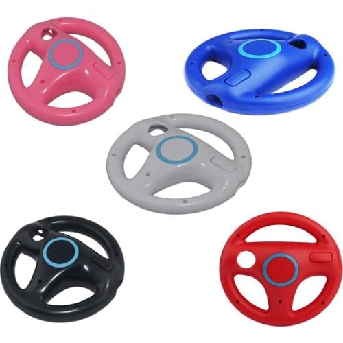 50PCS Hight quality Racing Steering Wheel For Nintend for Wii Racing Games Remote Controller Console