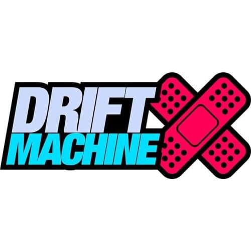 High Quality Drift Machine Red Bandage Cartoon Car Stickers Scratch-Proof Decal Bumper Waterproof VAN Graphics Vinyl Decoration