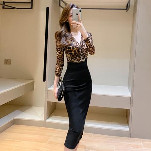 Women 2021 Spring Autumn New Casual V Neck Midi Dress Female Long Sleeve Bodycon Dresses Elegant Office Lady Slim Vestidos Z323