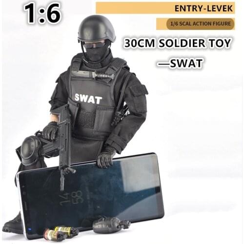 1:6 30cm12 Inch Realistic Soldier Military Model Soldier Joints Moveable Collection Gift Toy Tool