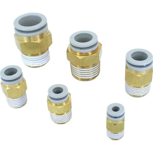 10 pieces SMC pipe fittings pneumatic KQ2H series KQ2H08 / 10/12/16