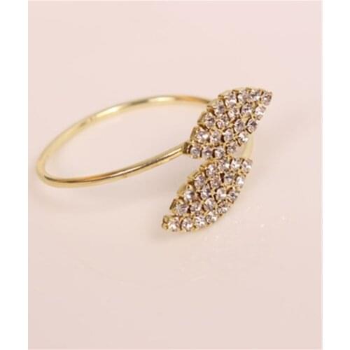 12/PCS hotel banquet table table 2 leaf grass napkin ring napkin ring napkin buckle seat towel ring wedding supplies