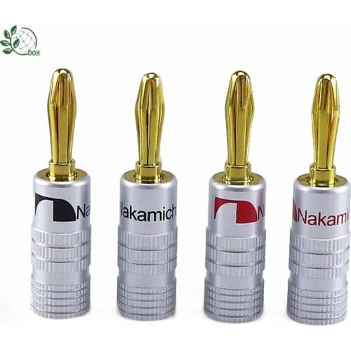 2pcs GD Amp Nakamichi Speaker Banana plug connectors