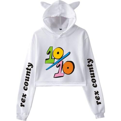 2020 Rex Orange County Womens Cat Ear Sweatshirt Popular Casual Streetwear Harajuku Print Hoodies women Pullover Tops