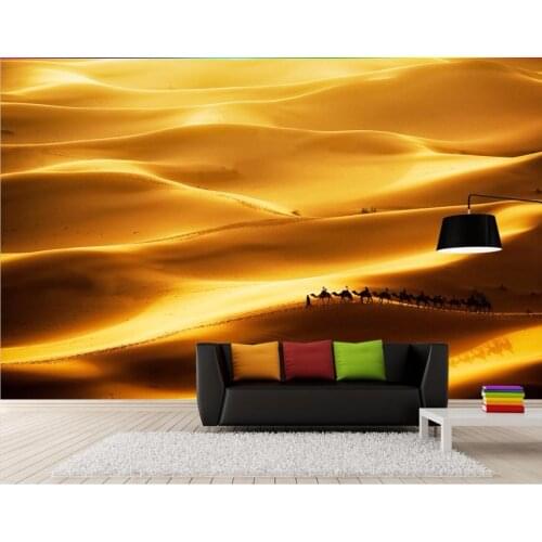 3d wallpaper custom photo mural camel desert gobi 3d wall murals wallpaper for walls 3 d living room decoration painting