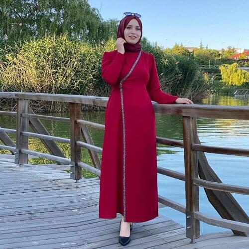 Abaya Dubai Kaftan Eid Mubarak Muslim Arabic Long Dress Dresses Abayas For Women Robe Longue Femme Vestidos Islamic Clothing