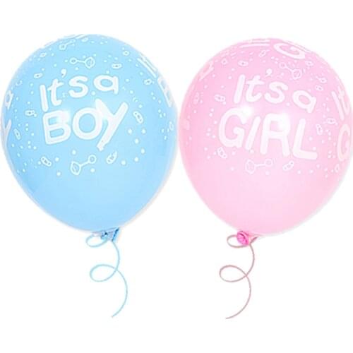 Its A Boy/Girl Satin Ribbon10y and balloons 10pcs a lot Baby Shower Baptism Birthday party Gift Packing DIY Crafts Decoration