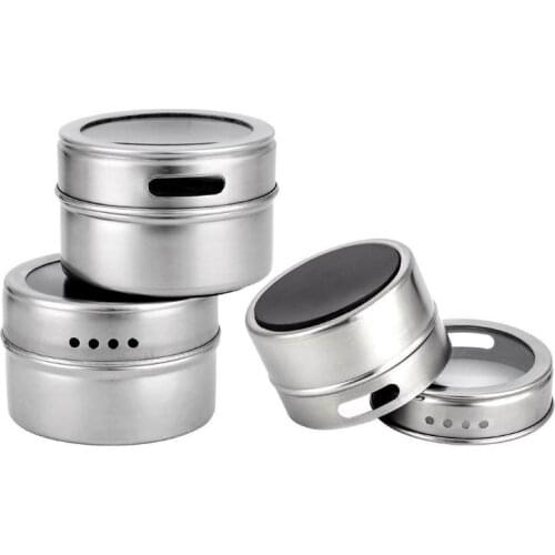 DHL Free shipping 200pcs/lot Magical magnetic Stainless steel seasoning jar sauce pot seasoning bottle SN3065