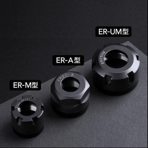ER40UM Engraving Machine Principal ER Nut Type Clamping Nut For ER40 Collets Chuck CNC Milling Turning Collet Chucks Tools