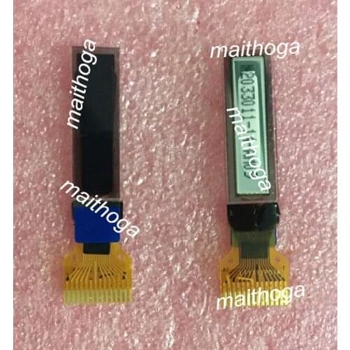 IPS 0.69 inch 14P/4P White OLED Screen (Board/No Board) SSD1312 Drive IC 96*16 IIC Interface 3.3V