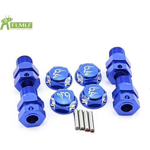 Alloy CNC Wheel Nut & Extended Axles Set Fit for 1/5 GTB Racing Losi 5ive T ROFUN ROVAN LT Kingmotor X2 Toys Games PARTS