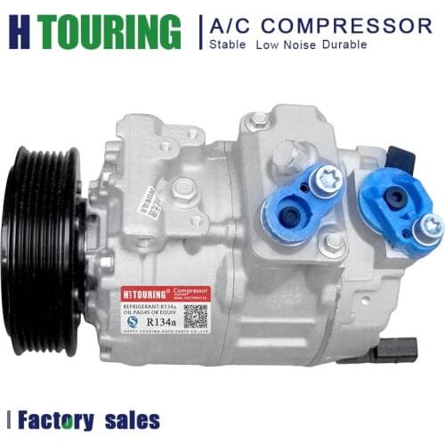 For Car Audi A3 For Volkswagen MK5 AC Air Condictioning Compressor 1K0820859M 1K0820803E 1K0820859C 1K0820803P 6PK