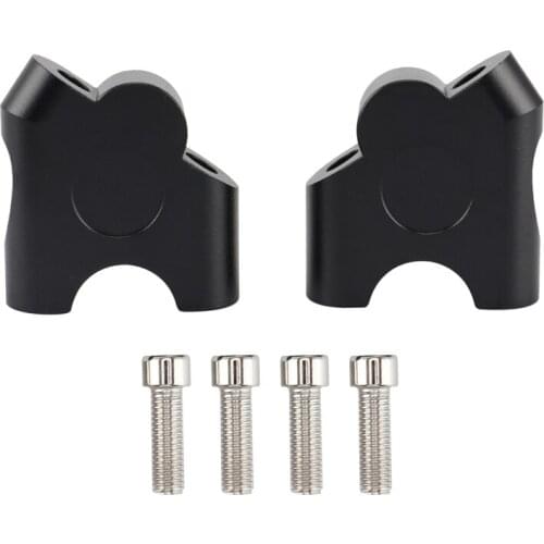 Motorcycle Handlebar Risers Clamp Mount 22mm Handle Bar Clamp Extend Adapter for SUZUKI DL650 DL1000