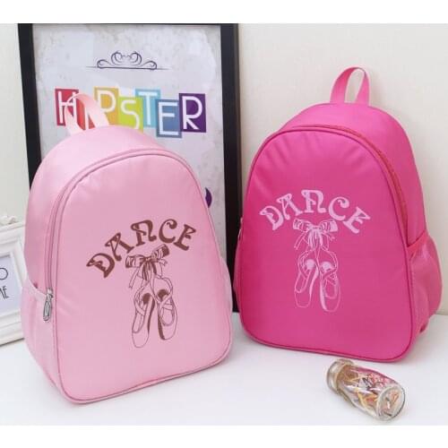 Cute Waterproof Canvas Ballerina Dance Ballet Bags Girl Kids Ballet Bag Dance Backpack For Dance Child Dancing Bags