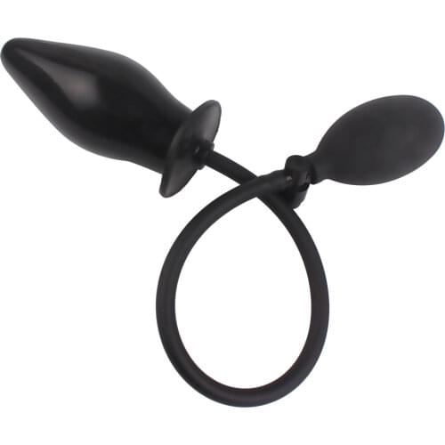 Max 6cm Thick Inflatable Dildos Pump Anal Plug Butt Dilator Vaginal Expander Sex Toys for Women Men Adults Games Couples Erotic