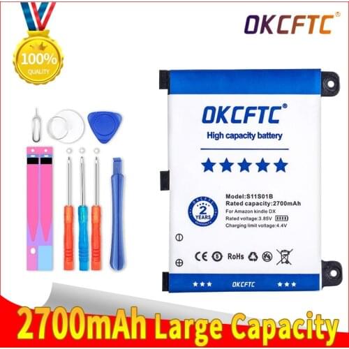 Original Replacement Battery 2700mAh S11S01B For Amazon Kindle 2 & Kindle DX DXG D00511 D00701 D00801 Batteries