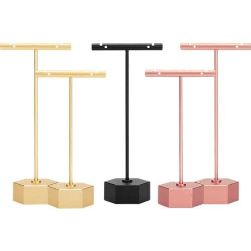 Earring display stand wrought iron stall earring shooting stand props factory direct metal custom jewelry shelf