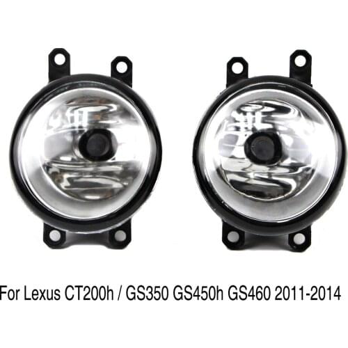 Front Fog Light For Lexus GS350 GS450h GS460 CT200h 2011 2012 2013 2014 Bumper Lamp With Bulb