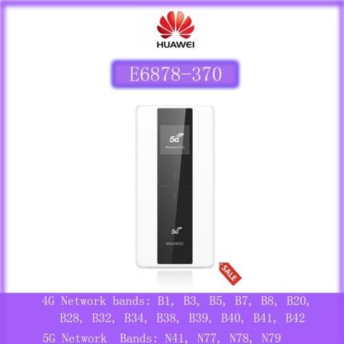 Unlocked Huawei 5G Mobile WiFi pro Huawei E6878-370 Mini Pocket WiFi Router with quick Charger