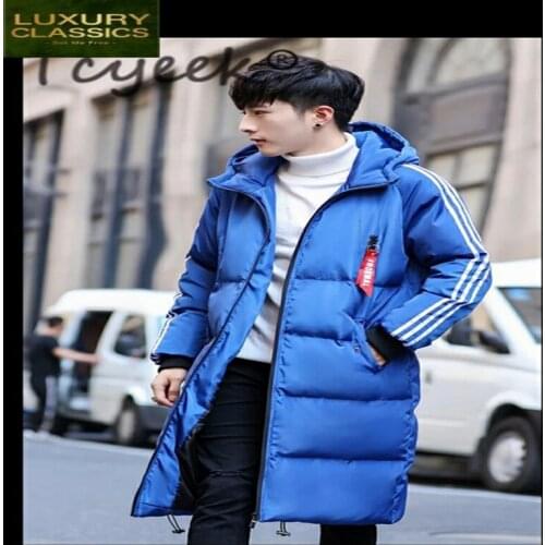 Size Fashion Long Plus Parka Hombre Winter Jacket Men Clothes 2021 Thick Warm Coat Hooded Casual Slim Overcoat Hiver D330