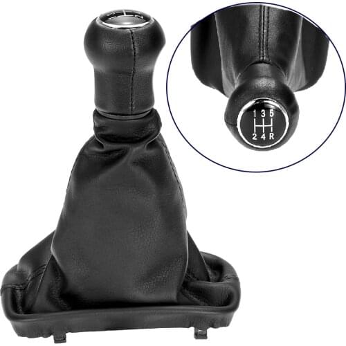 5 Speed Gear Shift Knob Gear Stick Gaiter Boot Replacement Kit for AUDI A6 C5 A4 B5 A8 D2 Car Accessories Car Styling