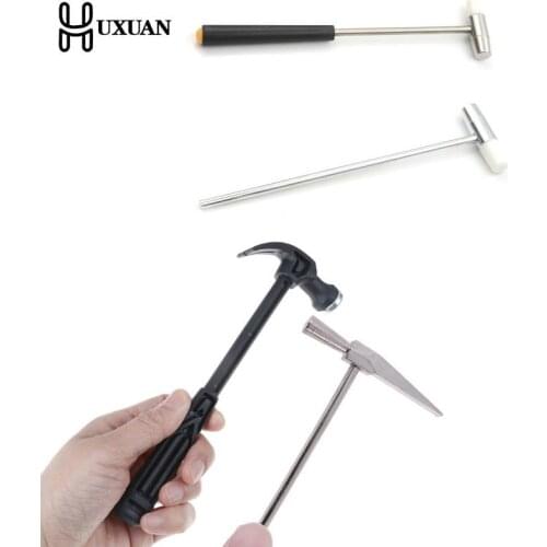 Handle Mini Claw Hammer Woodworking Nail Puncher Metal Hammer / Small Iron Hammer Watch Repair Hand Tool Emergency Safety Escape