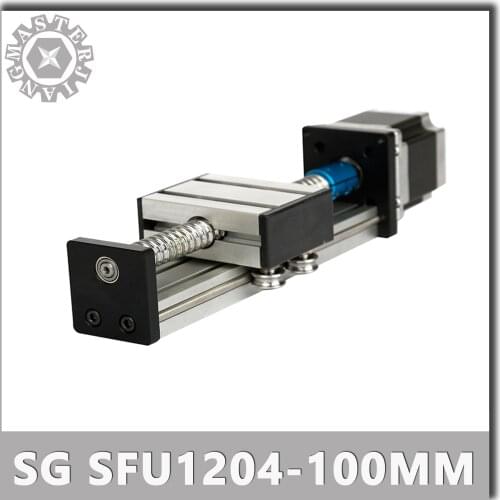 Stage C SFU1204-100mm Linear Guide Rails Linear Actuator System Module Table Ball Screw 100mm Travel Length CNC Guide SFU1204 SG