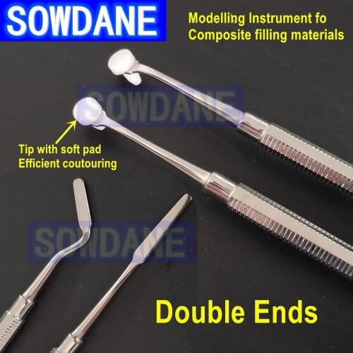 Dental Contactsculpt Pad Resin Composite Trimmer spatula dental Modelling Instrument for composite Filling Materials