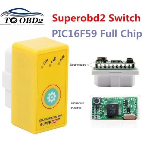 Super OBD2 Prower Prog Diesel Same Function As NitroOBD2 Better Than NitroOBD Car Chip Tuning Box Plug Drive Double Board