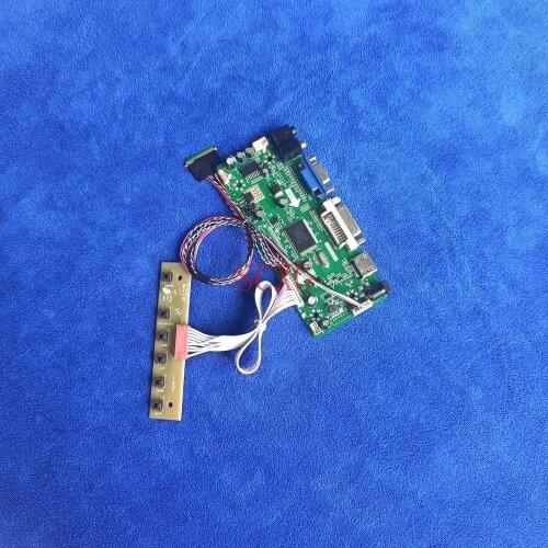 VGA DVI HDMI-compatible Kit 1366*768 For B156XTT01.0 B156XTT01.2 B156XTT01.3 LCD matrix drive board M.NT68676 WLED 40-Pin LVDS
