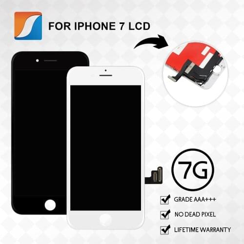 For iPhone 7 LCD With 3D Force Touch Screen Assembly 100% Finger Print Tested Replacement Display No Dead Pixel Free Shipping