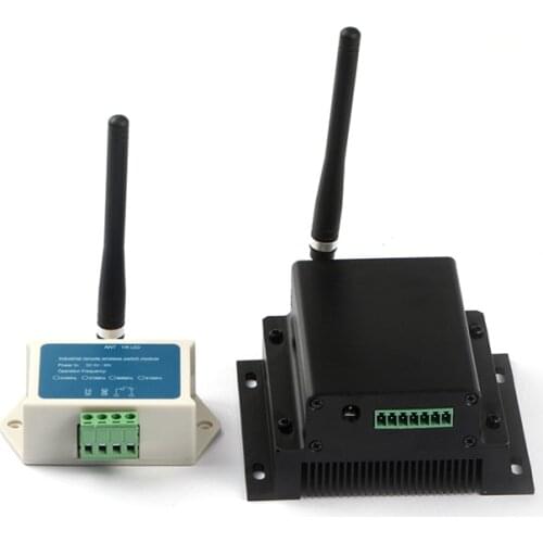 1set/lot SK200PRO - 8~15km MESH 5W LoRa Wireless Switch Control RF Module | One Way dry contact Routing ON/OFF Relay module