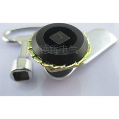 10PCS Square shape Handle lock Distribution box control cabinet switch cabinet door Rotary tongue lock Four corners lock