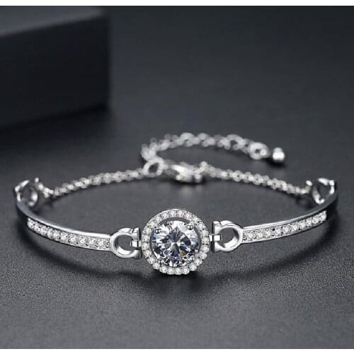 2020 Beautiful New Bracelet Temperament Copper Inlaid AAA Zircon Bracelet Ladies Birthday Gift Bracelet