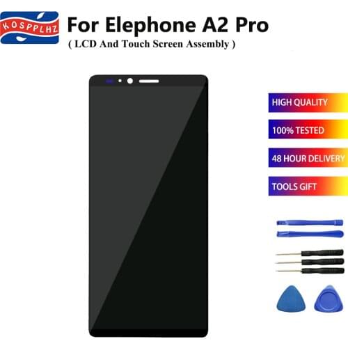 5.47 Inch For Elephone A2 Pro LCD Display Touch Screen Digitizer Assembly Replacement For Elephone A2Pro Cell Phone + Tools