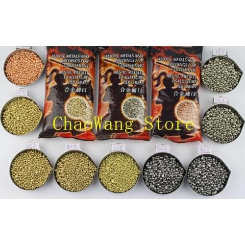 50g/bag Jewelry Casting alloy yellow alloy white alloy silver alloy