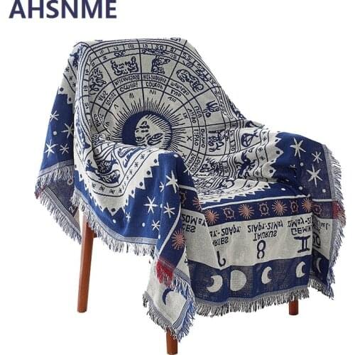 AHSNME Sofa Blanket Sofa Towel retro European-style blanket non-slip fabric sofa cushion sofa cover all-inclusive Blanket