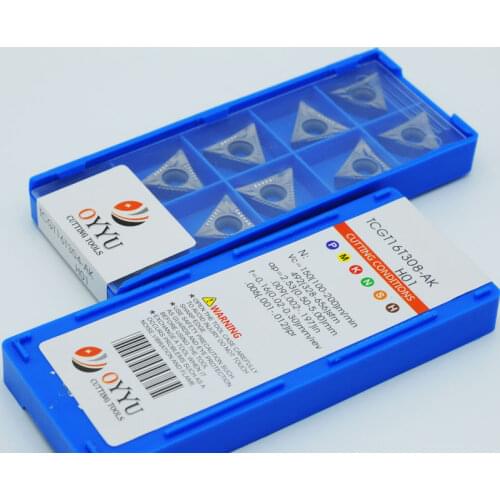 BEYOND TCGT090202-AK TCGT090204-AK TCGT090208-AK H01 aluminum insert Processing copper for lathe turning tools cnc STFCR STUCR