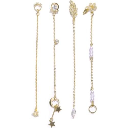 New Hot Sale Shiny Chain Zircon Non-fading Metal Rhinestones DIY Nail Art Jewelry Decoration Accessories Supplies