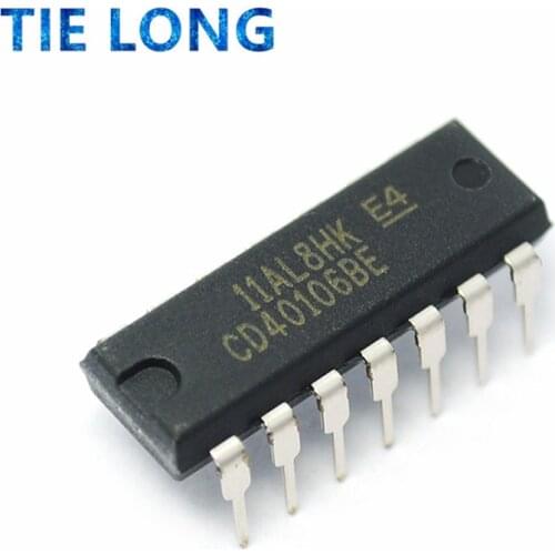 10PCS CD4069UBE DIP14 CD4069U DIP CD4069 DIP-14 CD4069BE new and original IC