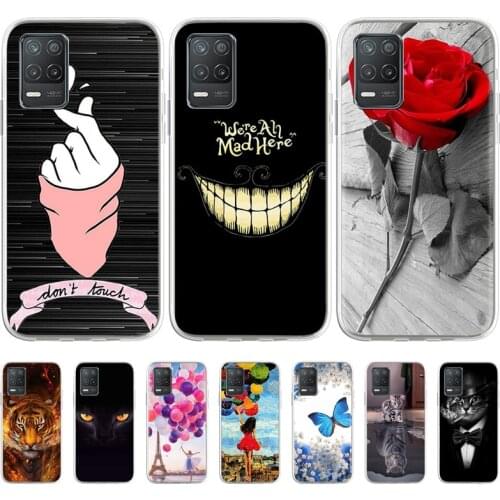 For Realme 8 Pro Case Shockproof Soft Silicone TPU Back Cover For Oppo Realme 7 Pro 6 8Pro Phone Cases Real me 8Pro Cute Cartoon