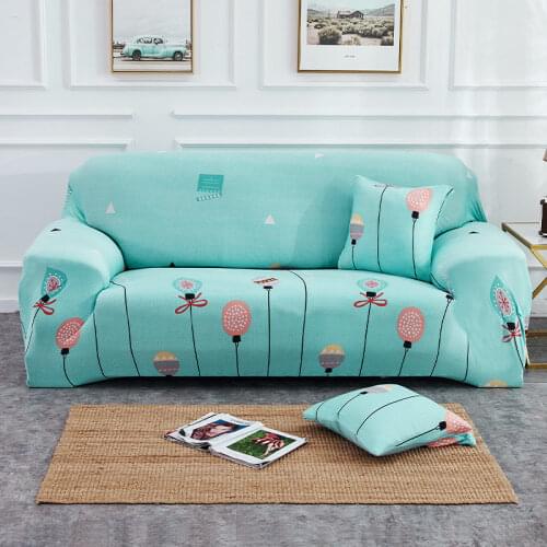 Hot Skin-friendly elastic sliding cut elastic sofa cover for living room sofa L-shaped armchair cover, single/double/three sea